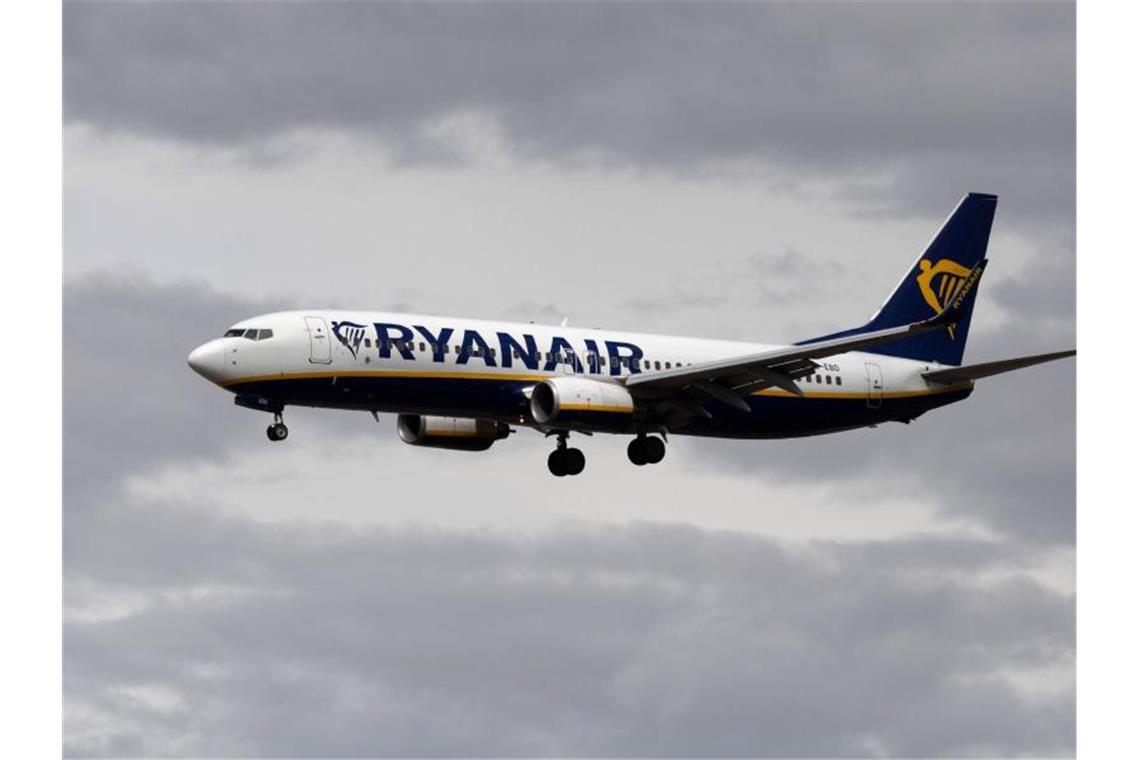 Ryanair mit erstem Quartalsgewinn seit Beginn der Pandemie Ryanair peilt für das Jahr 100 Millionen Fluggäste an. Foto: Boris Roessler/dpa