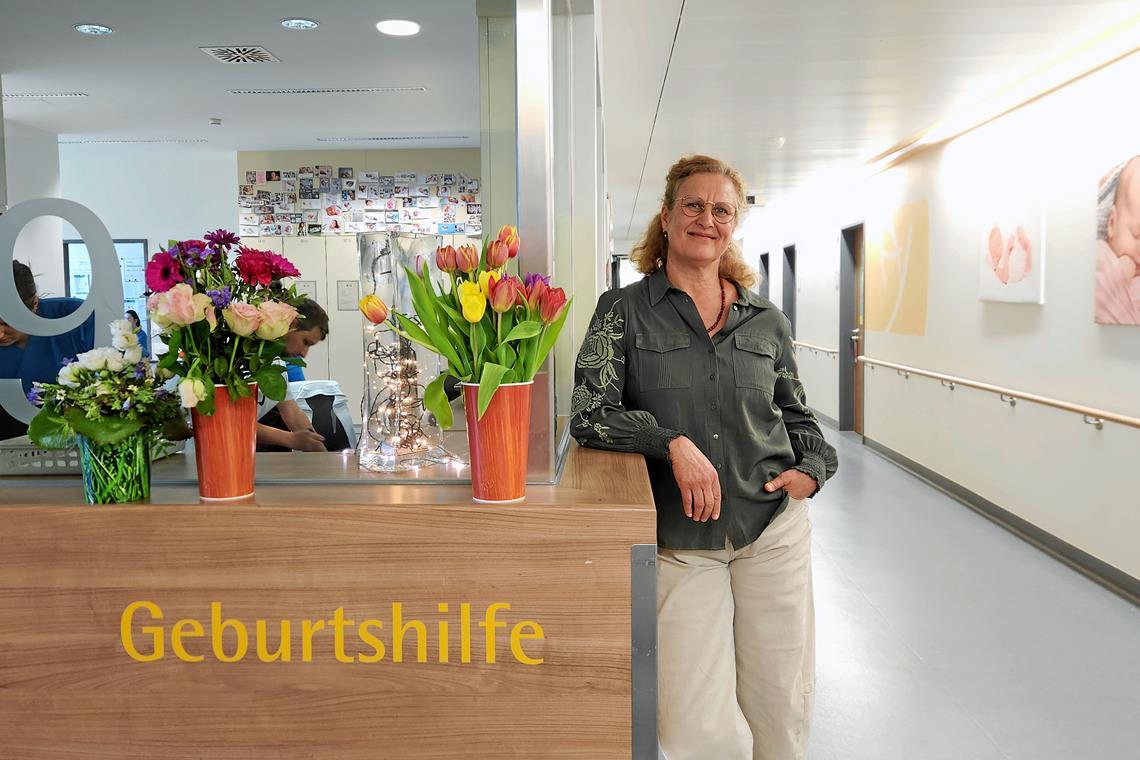 Sabine Evertz-Rieple berät als Babylotsin Patientinnen der Geburtshilfe. Foto: privat