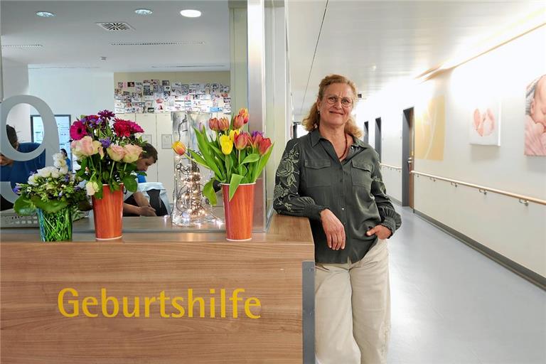Sabine Evertz-Rieple berät als Babylotsin Patientinnen der Geburtshilfe. Foto: privat