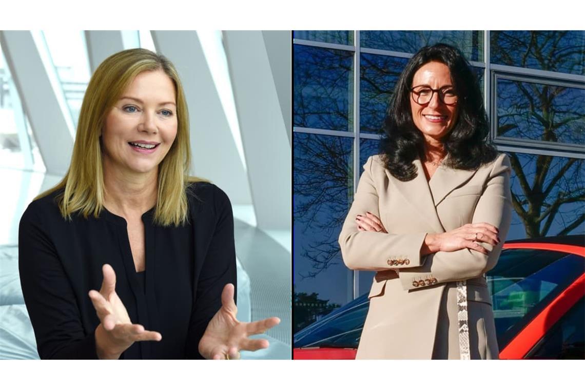 Sabine Kohleisen und Barbara Frenkel (von links) waren im Vorstand von Dax-Unternehmen und beteiligen sich nun an einem Mentoring-Programm für Frauen in der Autoindustrie.