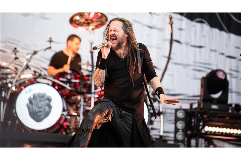 Sänger Jonathan Davis von Korn.