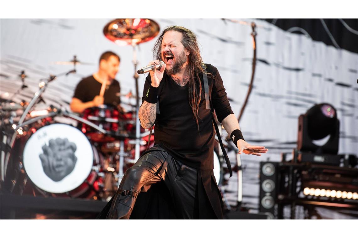 Sänger Jonathan Davis von Korn.