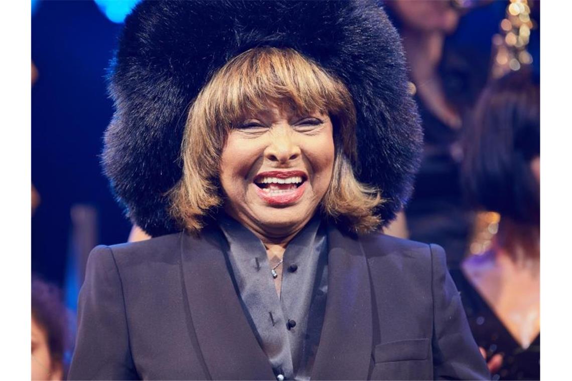 Musical zu Tina Turner kommt im nächsten Jahr nach Stuttgart Sängerin Tina Turner lacht in Richtung ihres Publikums. Foto: Georg Wendt/dpa/Archivbild