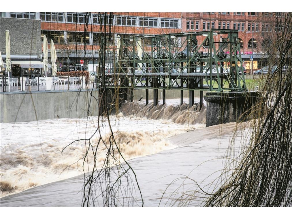 Kaum Probleme durch Hochwasser