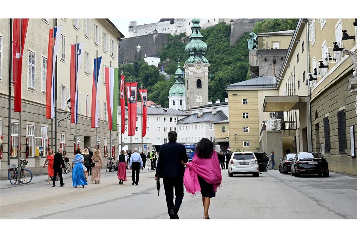Bayreuth oder Salzburg - ein Festspielvergleich Salzburg bietet Festspielflair vor Alpenpanorama. (Archivbild)