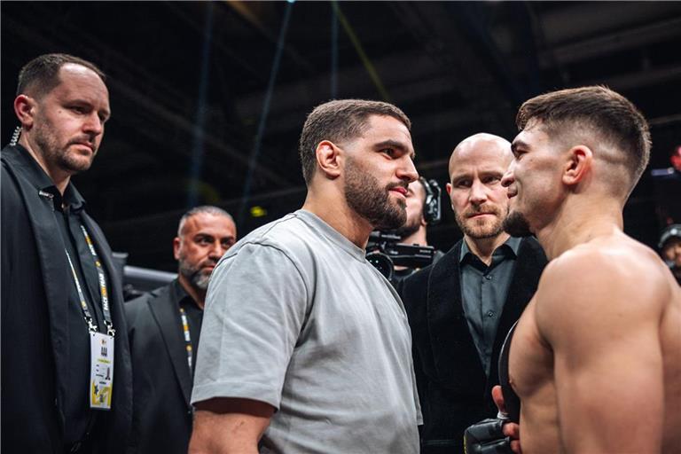 Samsonidse und Machaev standen sich im Titelkampf in Stuttgart gegenüber.