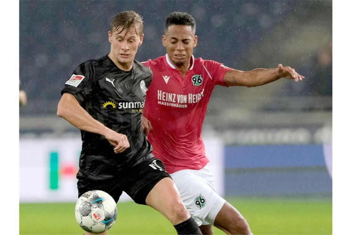 Rückschlag für Hannover 96: Nur 1:1 gegen den SV Sandhausen