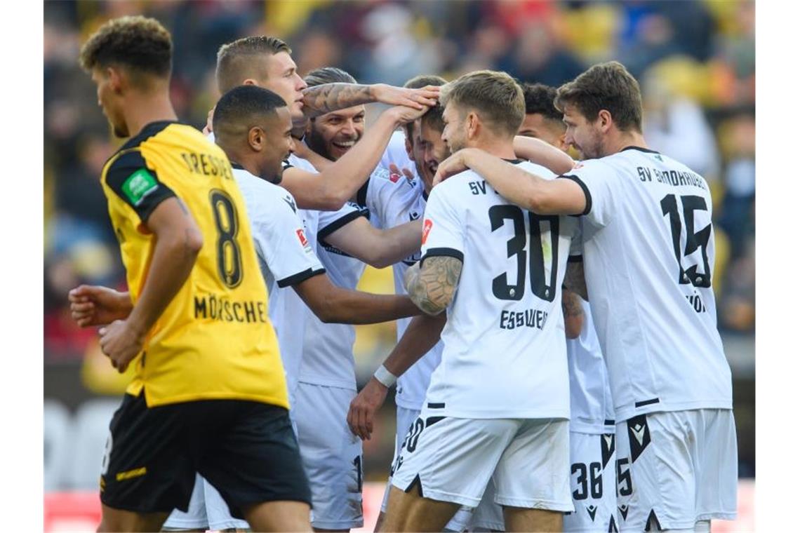 Schwaches Dresden unterliegt eiskaltem SV Sandhausen 0:1