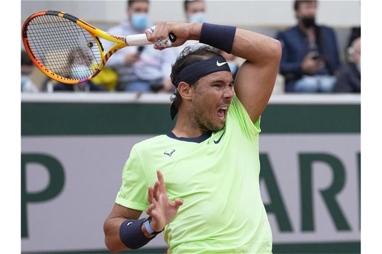 Sandplatzspezialist Rafael Nadal strebt dieses Jahr in Paris seinen 14. French-Open-Titel an. Foto: Michel Euler/AP/dpa