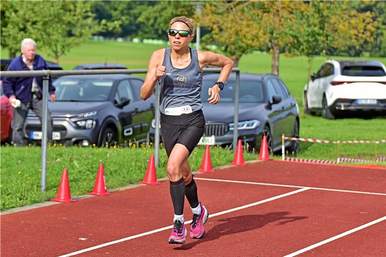 Sandra Burkhardt hat dieses Jahr alle vier Läufe der Laufcup-Serie gewonnen.