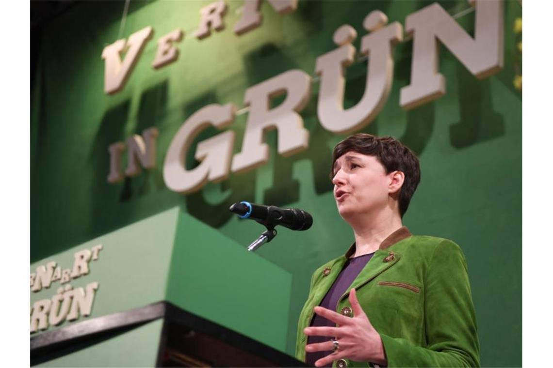 Sandra Detzer, Landesvorsitzende der Grünen in Baden-Württemberg. Foto: Felix Kästle/dpa/Archivbild