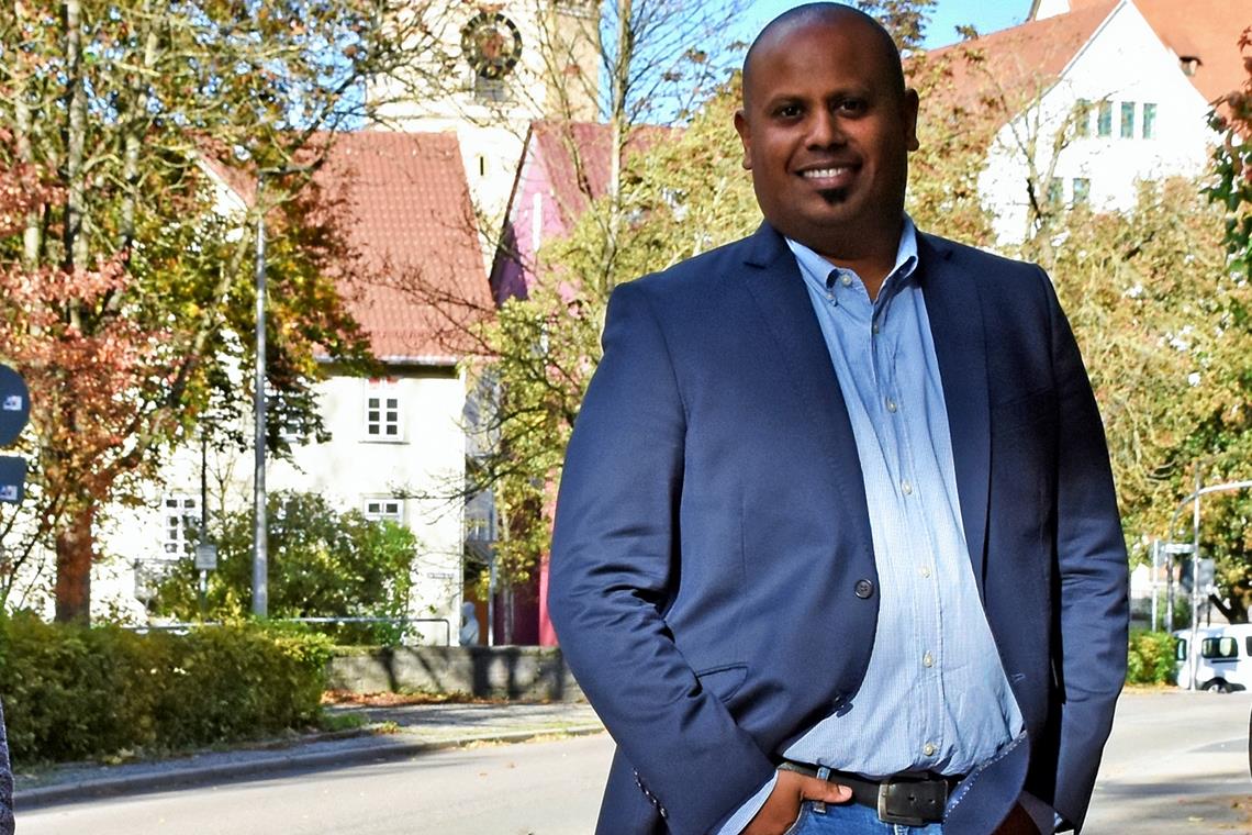Die Menschen des Jahres 2022 der Backnanger Kreiszeitung Sanoj Abraham. Foto: Tobias Sellmaier