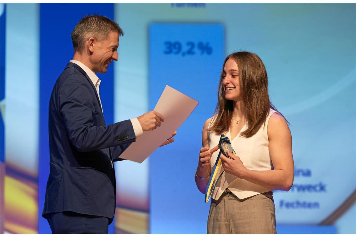 Sara-Joy Bauer // 33. Backnanger Sportparty am 27.2.2026 im Backnanger Bürgerhau...