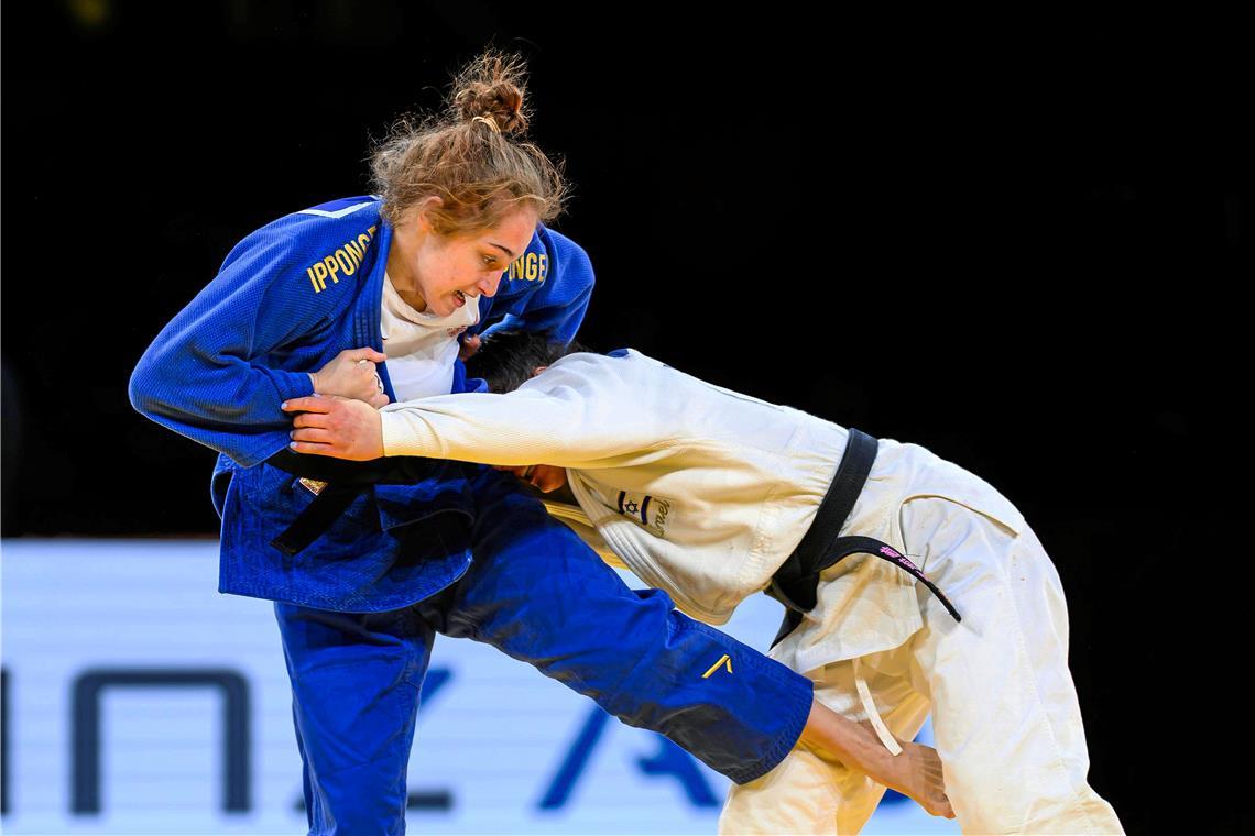Sara-Joy Bauer(links) hat beim Grand Slam in Ulaanbaatar in der Mongolei nur knapp eine Medaille verpasst. Archivfoto: Imago