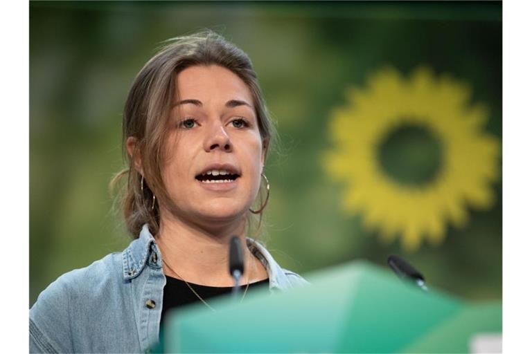 Sarah Heim, Sprecherin der Grünen Jugend Baden-Württemberg. Foto: Marijan Murat/dpa/Archivbild
