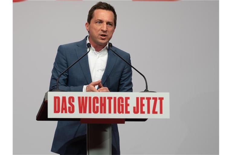 Sascha Binder, Generalsekretär der SPD Baden-Württemberg. Foto: Sebastian Gollnow/dpa/Archivbild