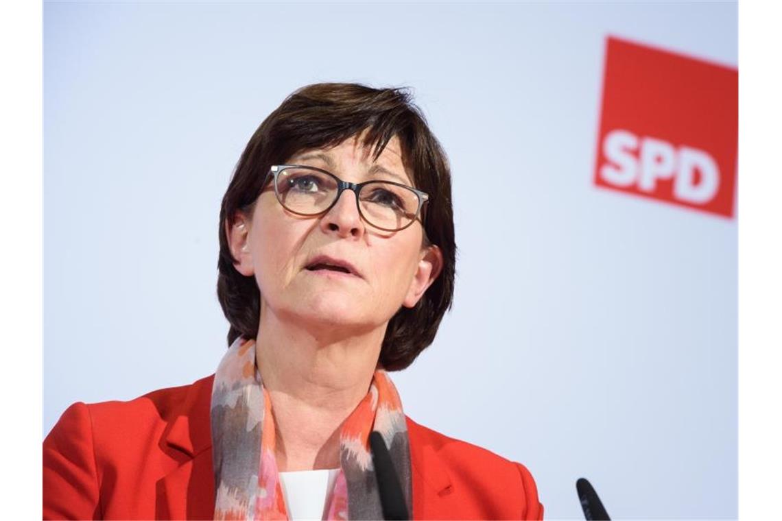 Saskia Esken ist Vorsitzende der SPD. Foto: Gregor Fischer/dpa