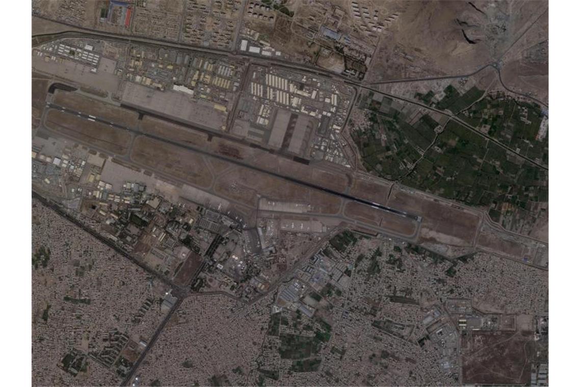 Satellitenbild des Kabul International Airport. Foto: Planet Labs Inc./Planet Labs Inc./AP/dpa