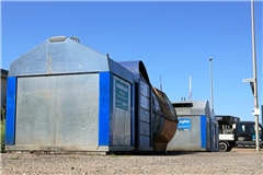 Sauber und zugänglich: So sollten die Containerstandorte im Idealfall immer sein – nicht nur der in der Industriestraße. Fotos: Alexander Becher