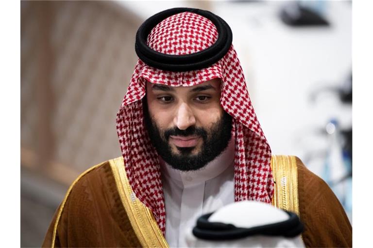 Saudi-Arabiens Kronprinz Mohammed bin Salman bin Abdelasis al-Saud im Juni beim G20-Gipfel in Osaka. Foto: Bernd von Jutrczenka/dpa