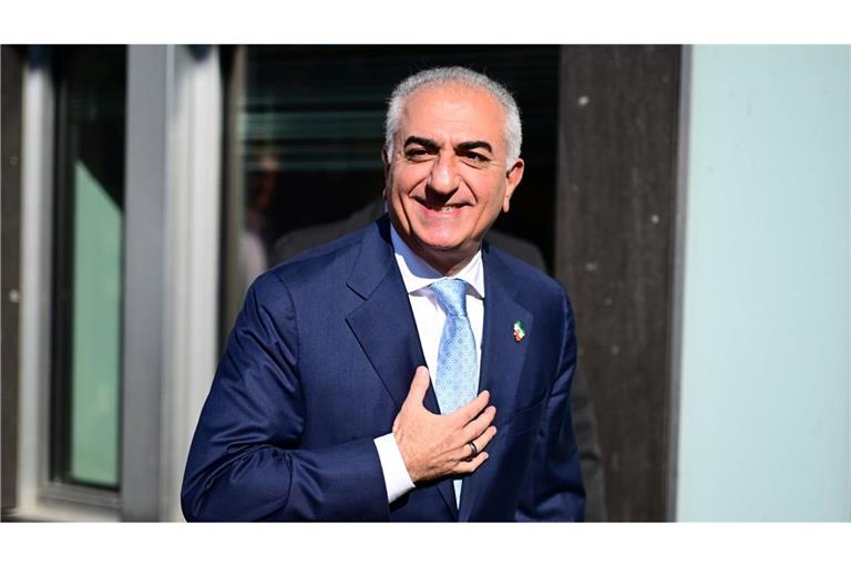 Schah-Sohn Reza Pahlavi besucht Berlin.