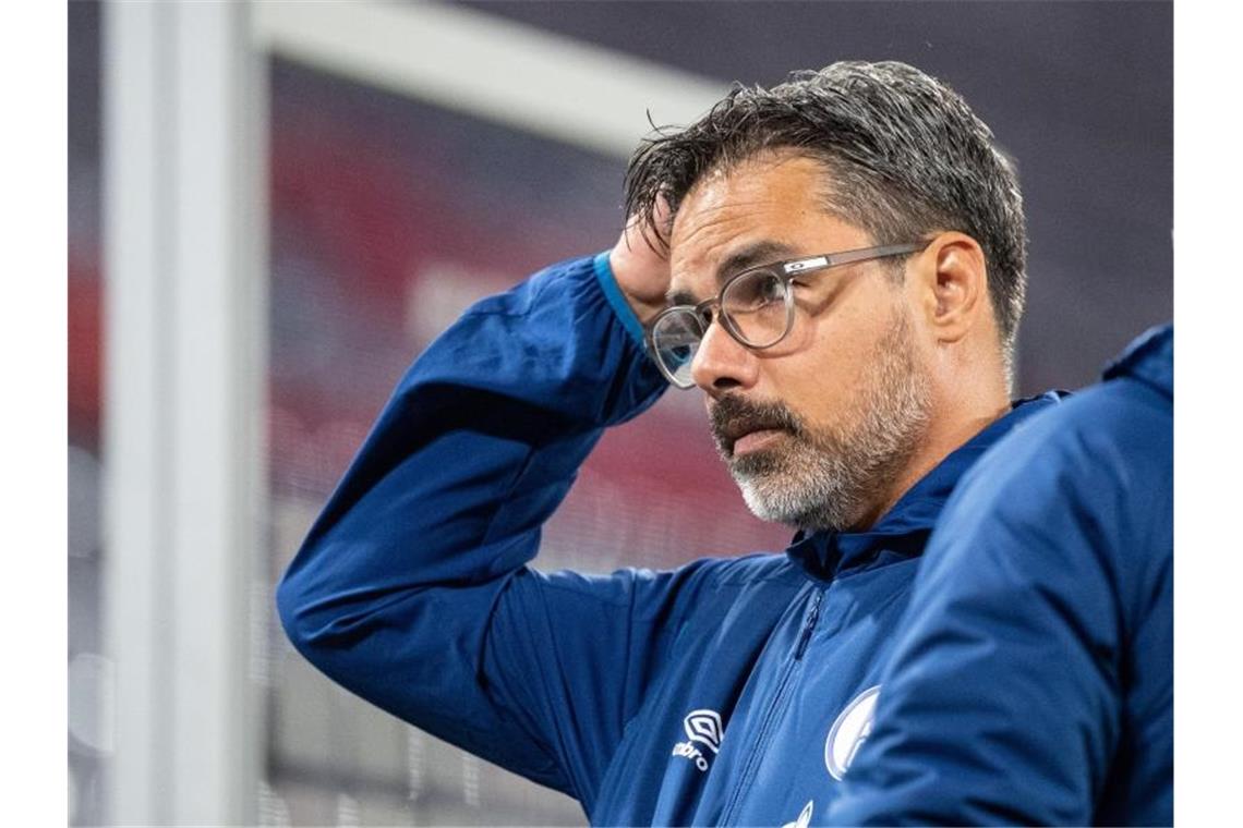 Spiel der Wahrheit für Schalke-Coach Wagner Schalke-Trainer David Wagner steht gegen den SV Werder Bremen gewaltig untrer Erfolgsdruck. Foto: Matthias Balk/dpa