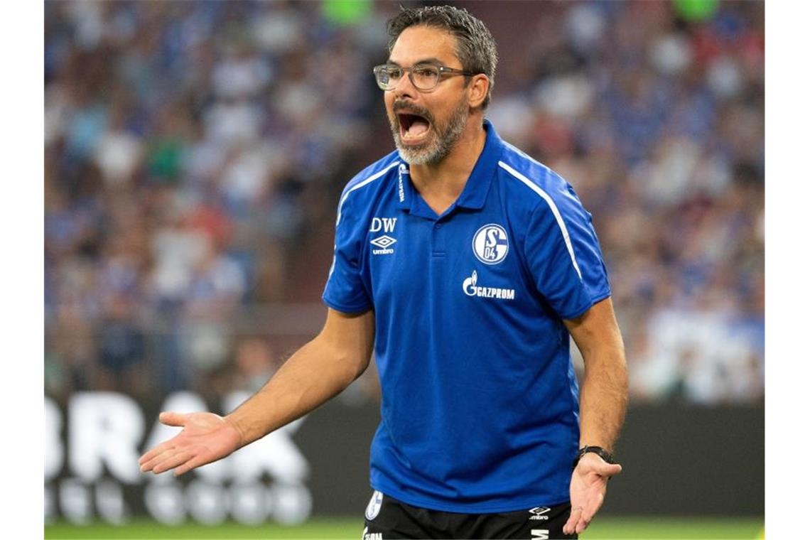 Schalke-Trainer David Wagner würde mit seinem Team gerne die Tabellenführung übernehmen. Foto: Federico Gambarini