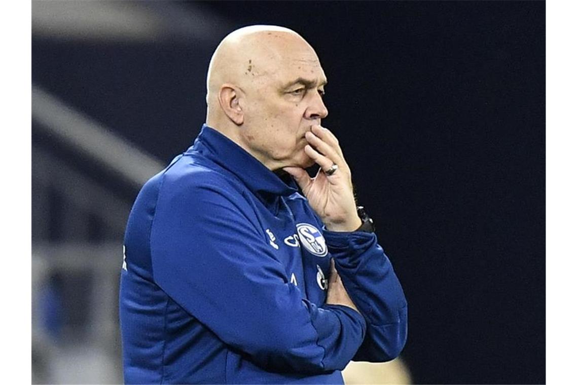 Schalke-Trainer Gross: Fühle mich nicht im Stich gelassen