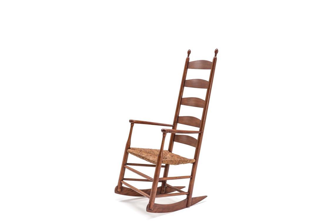 Möbel im Shaker Stil – cooles Design für die Ewigkeit Schaukelstuhl, Mount Lebanon, New York, ca. 1850-70.