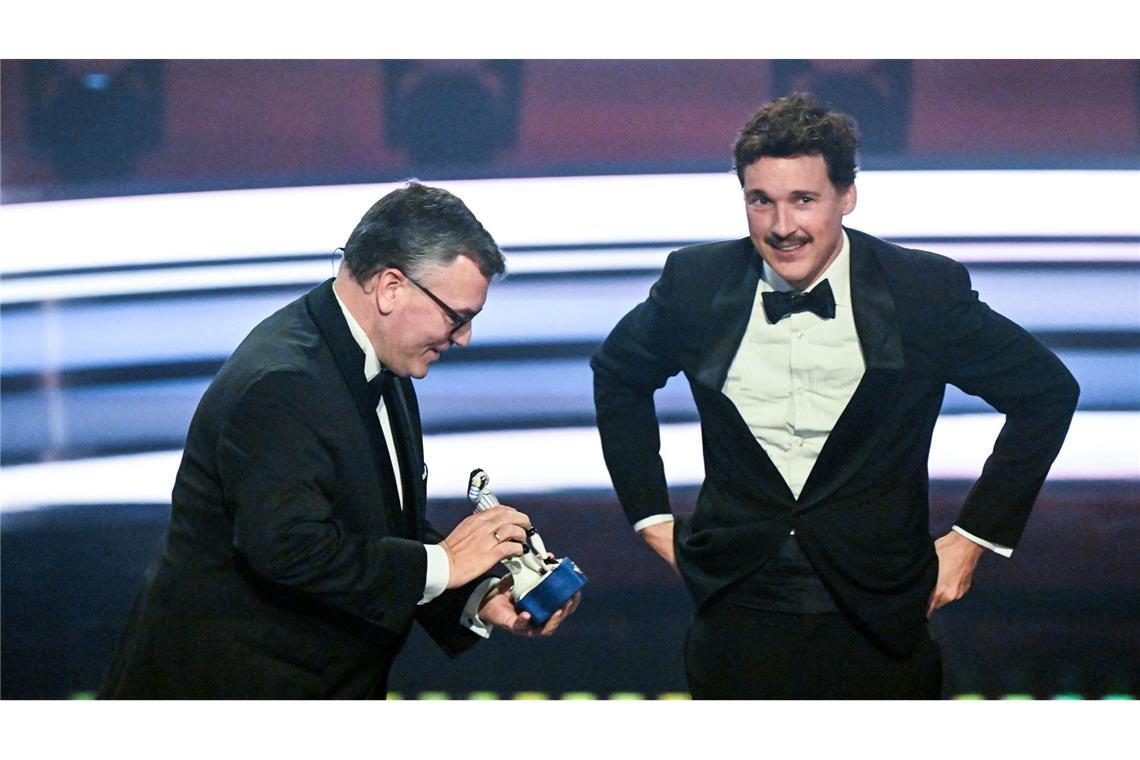 Schauspieler Florian David Fitz bekommt den Ehrenpreis.