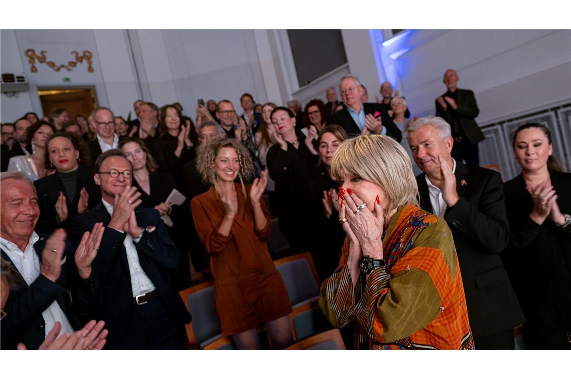 Schauspielerin Judy Winter wird bei der Verleihung des Götz-George-Preises gefeiert.