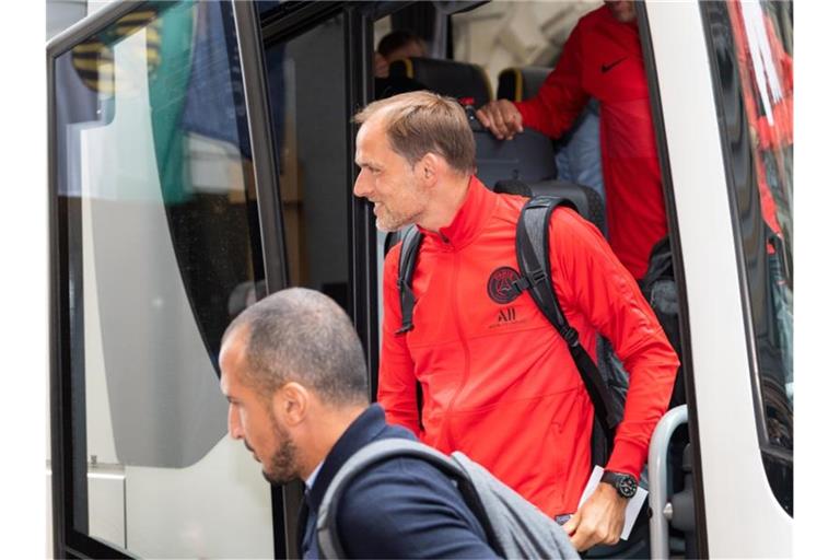 Schaut der Causa Neymar entspannt entgegen: PSG-Coach Thomas Tuchel. Foto: Robert Michael