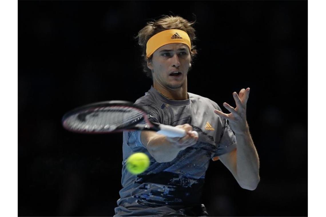 Schaut positiv in die Zukunft nach dem Halbfinal-Aus in London: Alexander Zverev. Foto: Kirsty Wigglesworth/AP/dpa