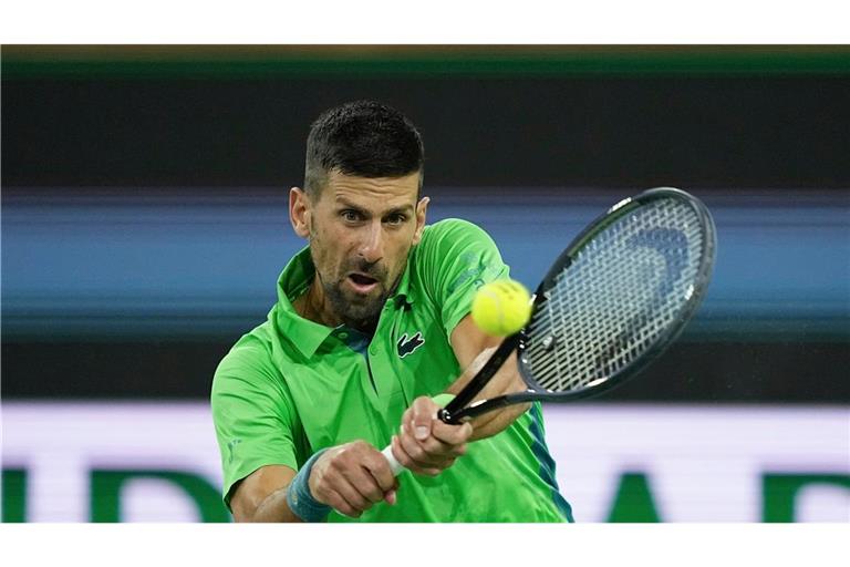 Schied in Indian Wells überraschend schon aus: Novak Djokovic.