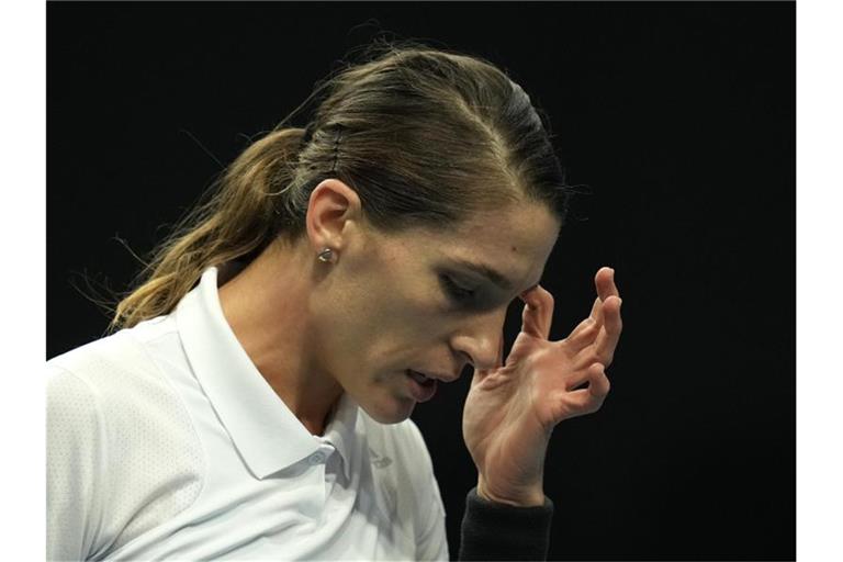 Schied in Melbourne aus: Andrea Petkovic. Foto: Petr David Josek/AP/dpa