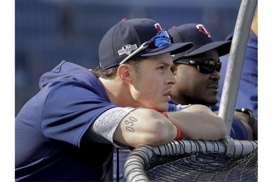 Schied mit den Minnesota Twins in den MLB-Playoffs gegen die Yankees aus: Max Kepler. Foto: Frank Franklin Ii/AP/dpa