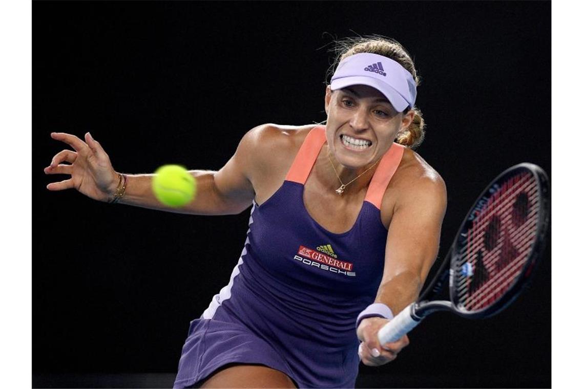 Kerber freut sich auf New York - Zverev trifft auf Murray Schlägt bei den US Open auf: Angelique Kerber. Foto: Lukas Coch/AAP/dpa