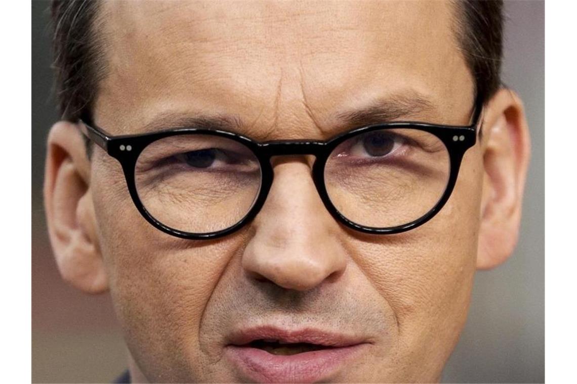 Morawiecki: EU soll keinen „Dritten Weltkrieg“ beginnen Schließt nicht aus, wichtige EU-Vorhaben wie das Klima-Paket zu blockieren: Mateusz Morawiecki. Foto: Olivier Hoslet/EPA/AP/dpa