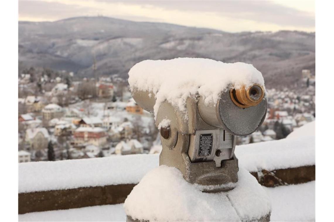 Schnee im Harz. Foto: Matthias Bein/dpa-Zentralbild/dpa