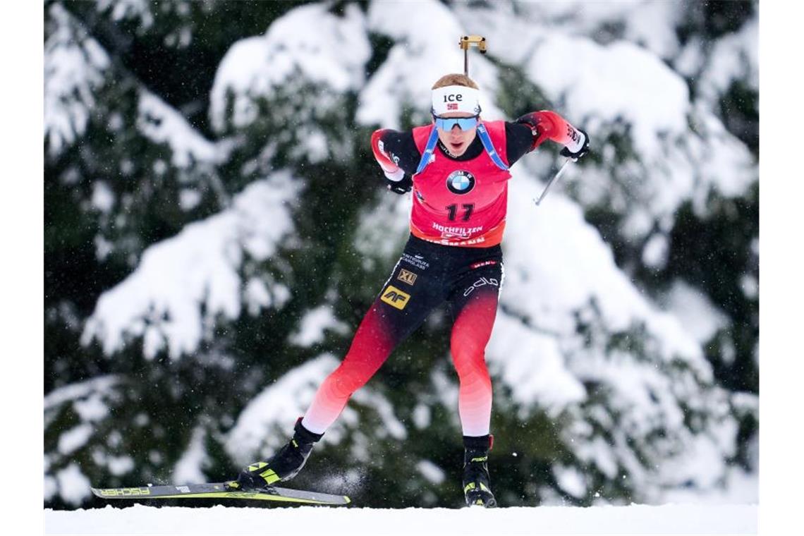 Doll im Sprint in Hochfilzen Elfter - Norweger Bö gewinnt Schnellste im Sprint in Hochfilzen: Johannes Thingnes Bö. Foto: Georg Hochmuth/APA/dpa