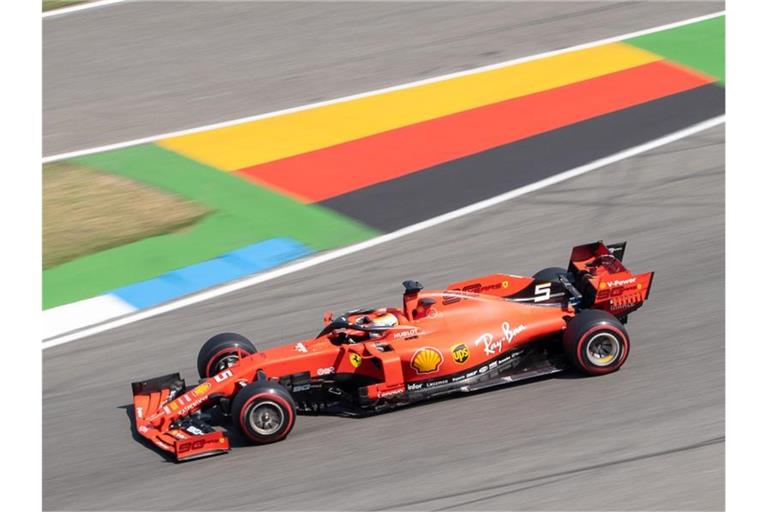 Schnellster beim ersten Training in Hockenheim: Sebastian Vettel. Foto: Sebastian Gollnow