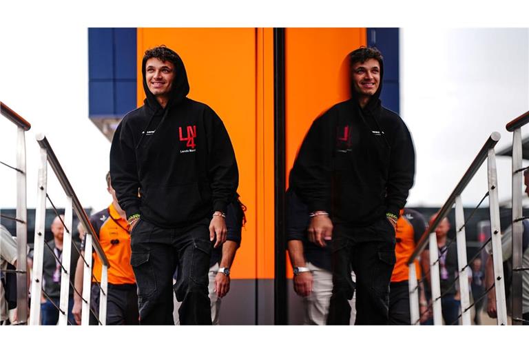 Schnellster des Trainingstags in Silverstone: McLaren-Fahrer Lando Norris.