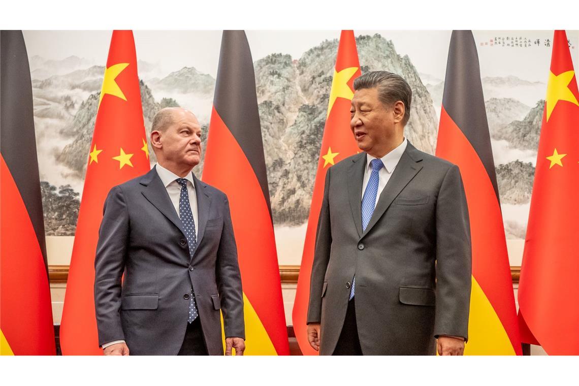 Scholz trifft Chinas Präsidenten Xi in Rio Scholz hatte Xi zuletzt im April während einer China-Reise in Peking getroffen. (Archivbild)
