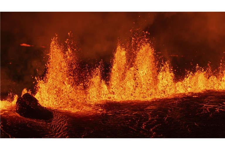 Schon am 21. November 2024 kam es zu einem Vulkanausbruch auf der Halbinsel Reykjanes in Island. (Archivfoto)