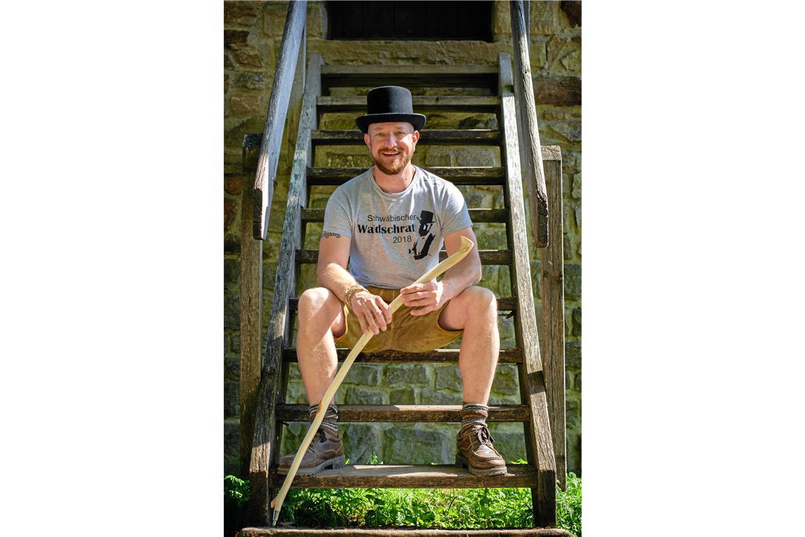 Sven Vollbrecht ist erneut zum Waldschrat gewählt worden Schon bei der ersten Waldschratwahl 2018 bekam der Backnanger Sven Vollbrecht die meisten Stimmen. Foto: Gerald Markert