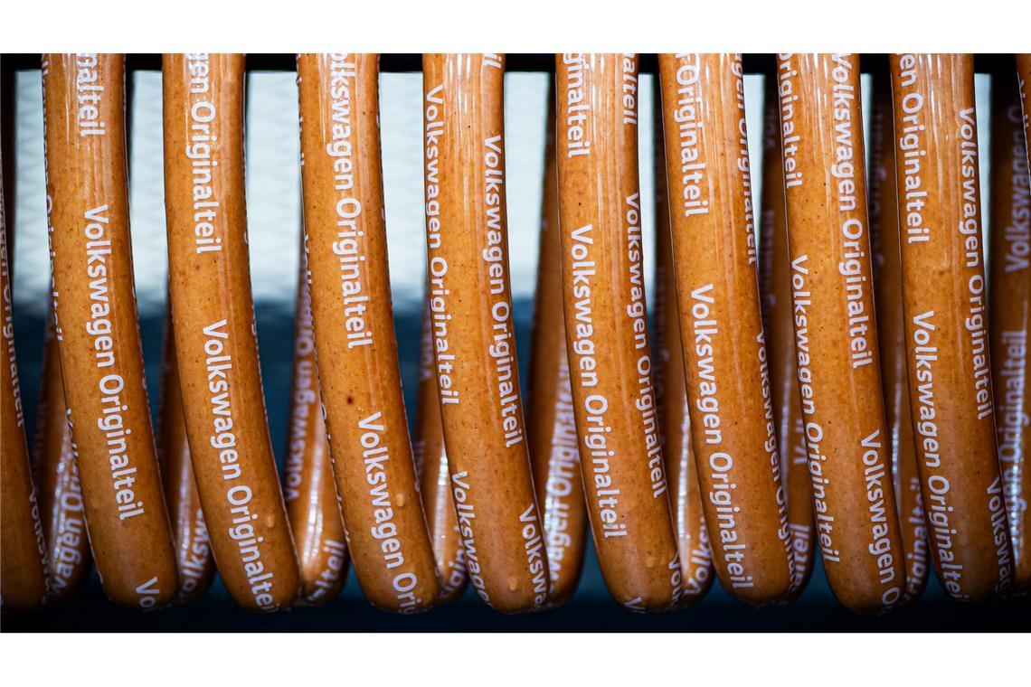 VW-Verkaufsschlager Currywurst kommt als Fertiggericht Schon bisher ist die Wurst aus der werkseigenen Fleischerei das meistverkaufte Produkt der Marke VW.