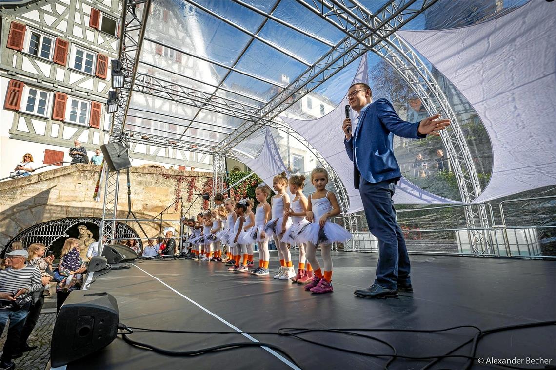 Schon die Eröffnung des 35. Backnanger Gänsemarktes mit verkausoffenem Sonntag m...