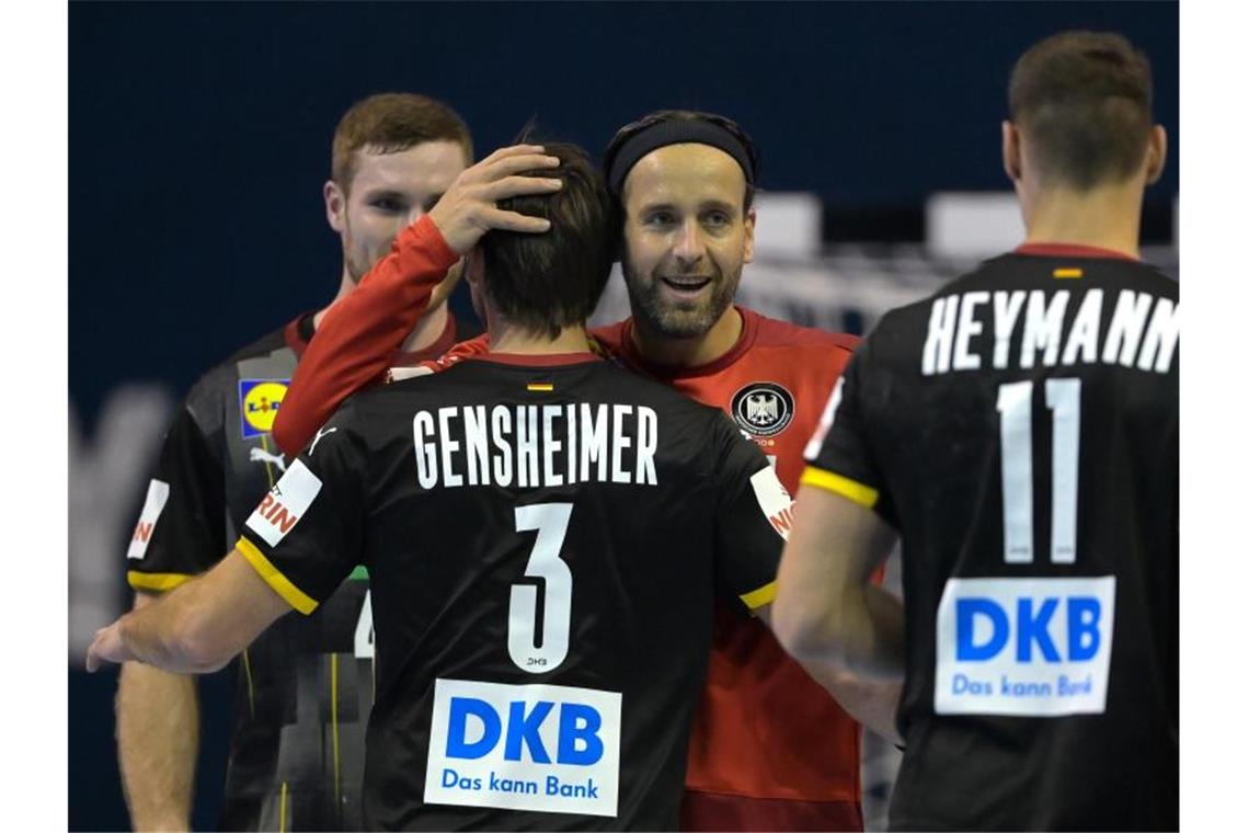 Deutsche Handballer wollen Olympia-Ticket lösen Schon ein Remis gegen Algerien reicht den deutschen Handballern für die Olympia-Qualifikation. Foto: Soeren Stache/dpa-Zentralbild/dpa