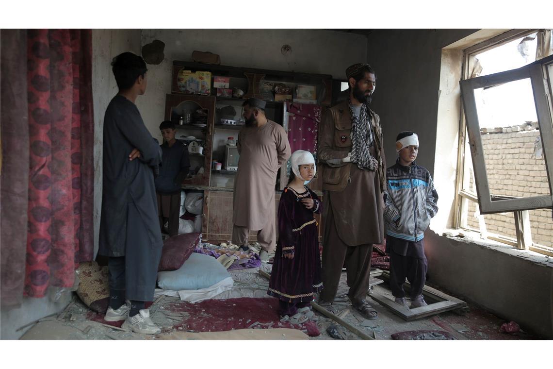 Schon in den letzten Tagen wurden Häuser in Kabul bei pakistanischen Luftangriffen beschädigt. (Archivbild)