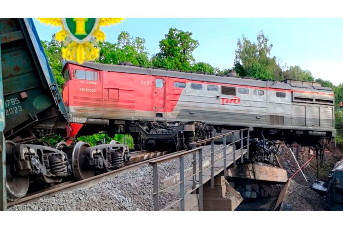 Schon in der Vergangenheit soll Kiew mehrere Sabotageakte auf das russische Bahnnetz verübt haben. (Archivbild)